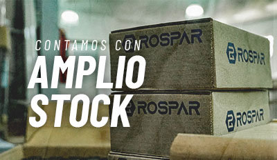 Contamos con amplio stock - Rospar